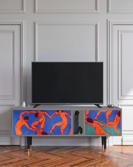 Тумба под ТВ T1 The Dance By Henri Matisse L 170 cm, серый цена и информация | Комоды | 220.lv