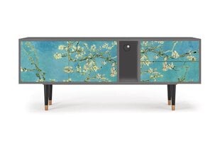 TV skapis T1 Almond Blossom By Van Gogh L 170 cm, pelēks cena un informācija | Kumodes | 220.lv