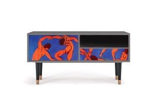 Тумба под ТВ T3 The Dance By Henri Matisse L 125 cm, серый цена и информация | Комоды | 220.lv