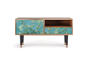 TV skapis T3 Almond Blossom By Van Gogh L 125 cm, rieksts cena un informācija | Kumodes | 220.lv