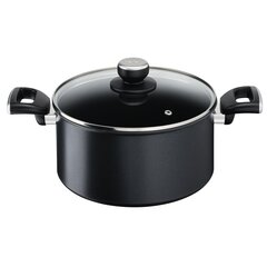 UNLIMITED Saucepan 24 cm (5 L) + stikla vāks cena un informācija | Katli, tvaika katli | 220.lv