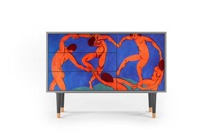 Комод S3 The Dance By Henri Matisse L 115 cm, серый цена и информация | Комоды | 220.lv