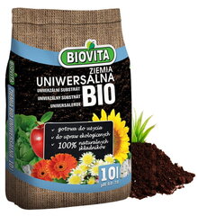 Universāla augsne augu ziediem BIO natural 10L cena un informācija | Grunts, zeme, kūdra, komposts | 220.lv