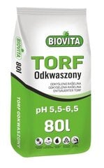 Atskābināta dārzkopības kūdra augiem 80 l cena un informācija | Grunts, zeme, kūdra, komposts | 220.lv