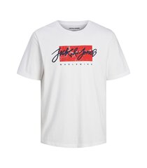 Jack & Jones bērnu T-krekls 12259391*03, balts 5715606111283 cena un informācija | T-krekli sievietēm | 220.lv