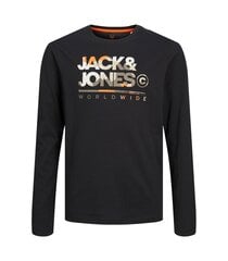 Jack & Jones bērnu krekls 12259498*01, melns 5715606166757 cena un informācija | T-krekli sievietēm | 220.lv