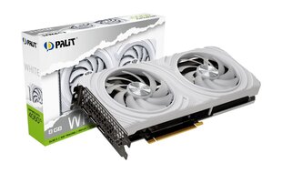 Palit GeForce RTX 4060 Ti White (NE6406T019P1-1048L) cena un informācija | Videokartes (GPU) | 220.lv