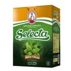 Tēja Yerba Mate Selecta Menta y Boldo, 500g cena un informācija | Tēja | 220.lv