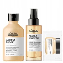 Atjaunojošs komplekts Loreal Absolut Repair cena un informācija | Kosmētika matu stiprināšanai | 220.lv