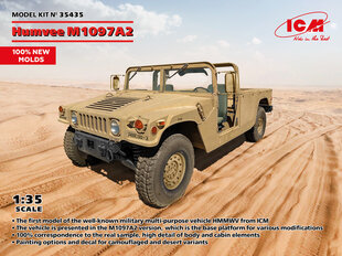 Līmējošais modelis ICM 35435 Humvee M1097A2 1/35 цена и информация | Склеиваемые модели | 220.lv