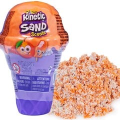 Kinētiskās smiltis Kinetic Sand Ice, oranžas/pelēkas cena un informācija | Attīstošās rotaļlietas | 220.lv