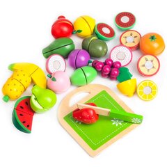 Koka augļu griezēji Ecotoys TL871141, 20 gab. cena un informācija | Rotaļlietas meitenēm | 220.lv