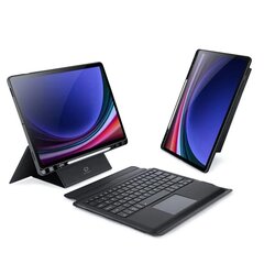 Dux Ducis DK, aizsargmaciņš ar bezvadu tastatūru priekš Samsung Tab S9 Plus, melns цена и информация | Чехлы для планшетов и электронных книг | 220.lv