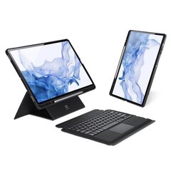 Dux Ducis DK — aizsargvāciņš ar bezvadu tastatūru Samsung Tab S8 Plus, melns цена и информация | Чехлы для планшетов и электронных книг | 220.lv