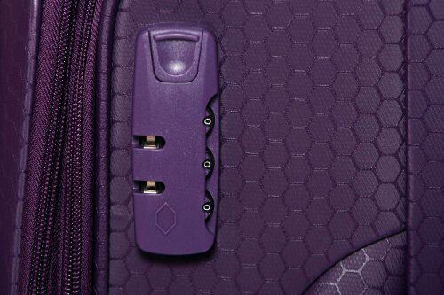 Bagāžas somu komplekts Alezar Pyramid Bag, violeta/rozā, 3 gab. cena un informācija | Koferi, ceļojumu somas | 220.lv