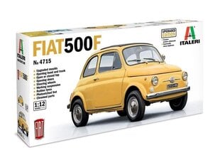 Italeri - FIAT 500 F Upgraded edition, 1/12, 4715 cena un informācija | Konstruktori | 220.lv