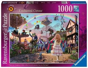 Puzle Ravensburger Circus, 1000 g. cena un informācija | Puzles, 3D puzles | 220.lv