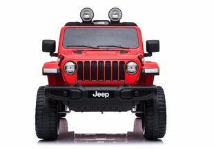 Divvietīgs elektroauto bērniem Jeep, sarkans cena un informācija | Bērnu elektroauto | 220.lv