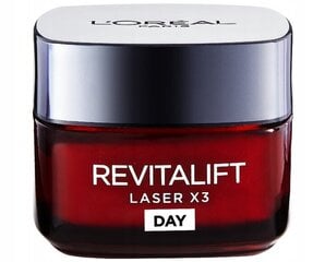 Dienas un nakts krēms Loreal Paris Revitalift Laser x3 cena un informācija | Sejas krēmi | 220.lv