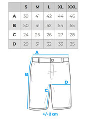 Šorti vīriešu Ombre OM-SRCG-0133 cena un informācija | Vīriešu šorti | 220.lv