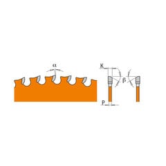 226.090.14M CMT HM zāģa asmens tēraudam 355x30x90Z / STEEL STANDARD cena un informācija | Zāģi, ripzāģi | 220.lv