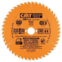 272.235.48M CMT ULTRACIENCY zāģis kokam 235x30x48Z / Šķērsgriezums cena un informācija | Zāģi, ripzāģi | 220.lv