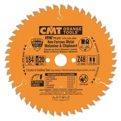 276.184.48H CMT Zāģēšana 184x20x48Z / Kompozītmateriālu plātne / Skaidu plātne / HPL cena un informācija | Zāģi, ripzāģi | 220.lv