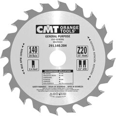 291.140.20H CMT Koka zāģis 140x20x20Z / universāla griešana cena un informācija | Zāģi, ripzāģi | 220.lv