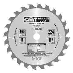 291.160.24E CMT Koka zāģis 160x16x24Z / universāla griešana cena un informācija | Zāģi, ripzāģi | 220.lv