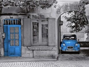 Dimanta mozaīka "Blue retro car" 30x40cm cena un informācija | Dimantu mozaīkas | 220.lv