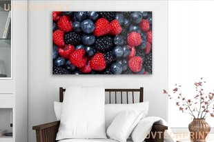 Stikla Bilde aveņu ogas virtuvē 130x83 cm цена и информация | Детали интерьера | 220.lv