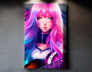 Stikla Bilde anime meitene manga 83x130 cm цена и информация | Детали интерьера | 220.lv