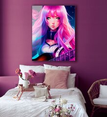 Stikla Bilde anime meitene manga 60x90 cm цена и информация | Детали интерьера | 220.lv