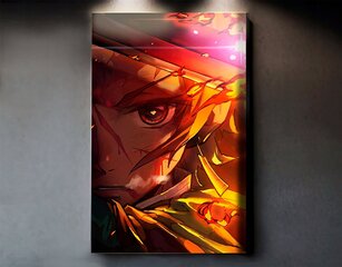 Stikla Bilde anime sejas manga kareivis 60x90 cm цена и информация | Детали интерьера | 220.lv