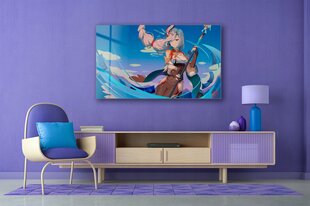 Stikla Bilde sieviešu karotāja anime meitene manga 90x60 cm цена и информация | Детали интерьера | 220.lv