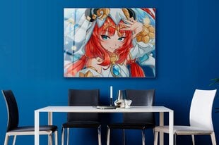 Stikla Bilde meitene raksturs anime manga 130x83 cm цена и информация | Детали интерьера | 220.lv