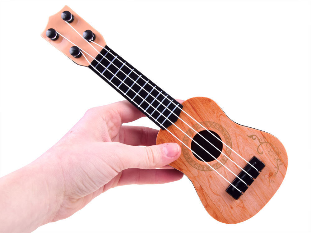 Mini ģitāra bērniem - ukulele In0154 CB, 25 cm цена и информация | Attīstošās rotaļlietas | 220.lv