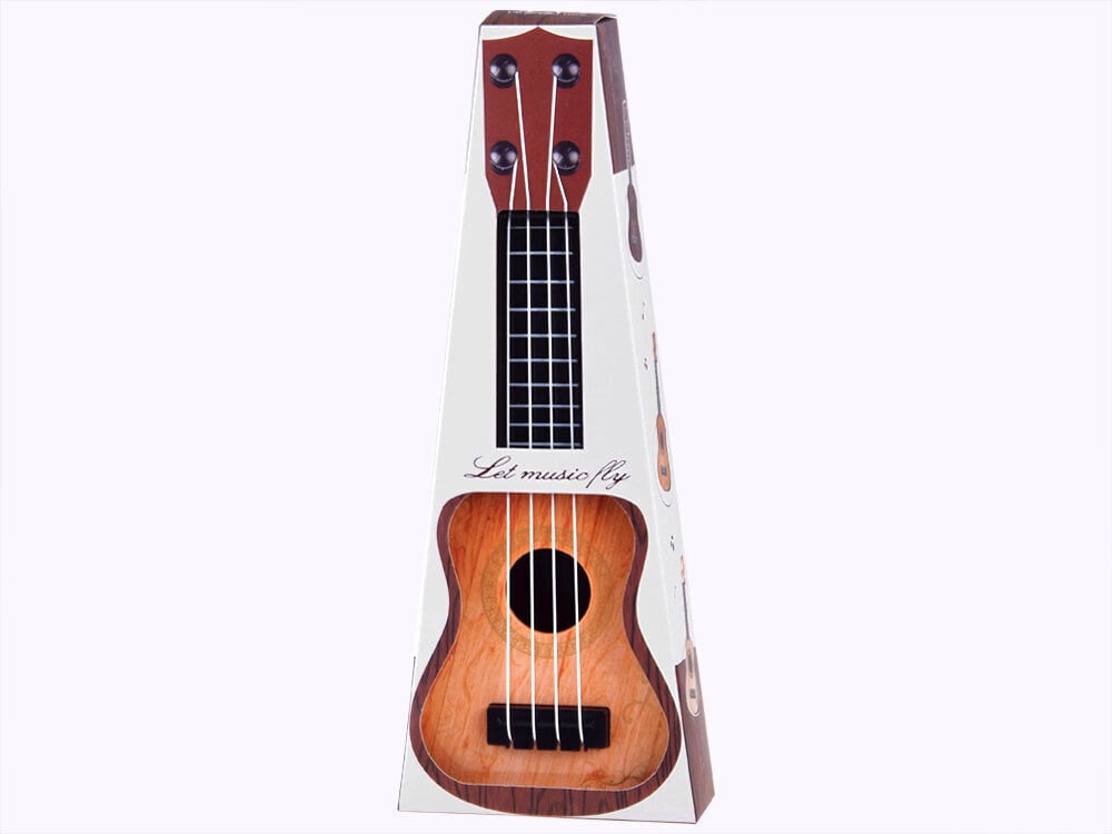 Mini ģitāra bērniem - ukulele In0154 CB, 25 cm цена и информация | Attīstošās rotaļlietas | 220.lv