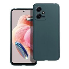 Matt vāciņš Xiaomi Redmi Note 12 5G, tumši zaļš cena un informācija | Telefonu vāciņi, maciņi | 220.lv