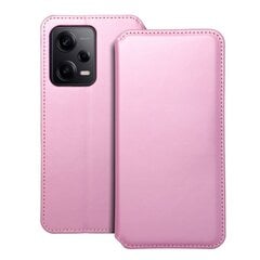 Dual Pocket book for XIAOMI Redmi NOTE 12 PRO 5G light pink цена и информация | Чехлы для телефонов | 220.lv