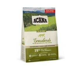 Acana Grassland Cat сухой корм для кошек, 1,8 кг. цена и информация | Сухой корм для кошек | 220.lv