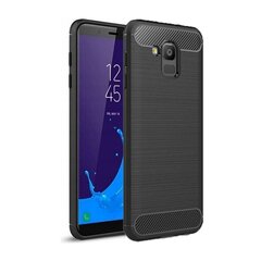 Carbon vāciņš, Samsung Galaxy J6 2018, melns cena un informācija | Telefonu vāciņi, maciņi | 220.lv