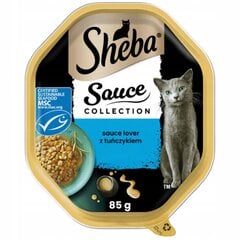 Sheba Sauce Collection mitrā barība kaķiem ar tunci, 85g x 22 цена и информация | Консервы для котов | 220.lv