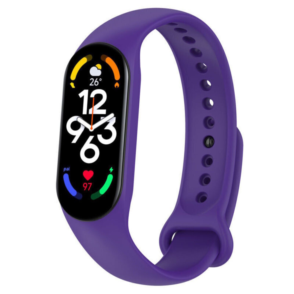 Riff Xiaomi Mi Band 3/4/5/6/7, violeta цена и информация | Viedpulksteņu un viedo aproču aksesuāri | 220.lv