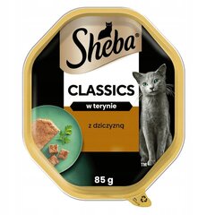 Sheba Classics mitrā barība kaķiem ar medījuma gaļu, 22 x 85 g cena un informācija | Konservi kaķiem | 220.lv