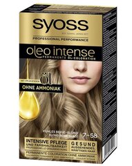 Syoss, Oleo Intense, matu krāsa, bēši blonda, 115 ml cena un informācija | Matu krāsas | 220.lv