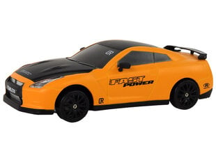 Tālvadības pults Sports Car R/C 1:24 Lean Toys, oranža cena un informācija | Rotaļlietas zēniem | 220.lv