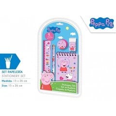 Kancelejas piederumu komplekts Peppa Pig cena un informācija | Kancelejas preces | 220.lv