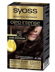 Matu krāsa Syoss Oleo Intense Permanent Oil šokolādes brūna, 115 ml cena un informācija | Matu krāsas | 220.lv