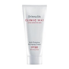 Крем для лица Dr Irena Eris Clinic Way с SPF 50, 40 мл - Интенсивный защитный крем против морщин цена и информация | Кремы для лица | 220.lv